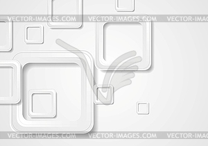 Abstract grey geometric background - vector image