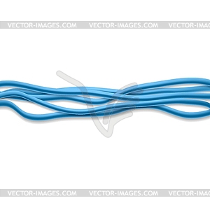 Bright blue wires - vector clipart