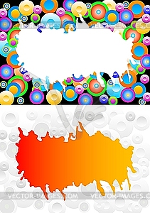 Backgrounds with circles - vector image