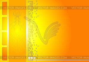 Абстрактный желтый яркий фон - векторное графическое изображение