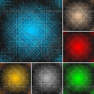 Set of textural backgrounds - vector clipart