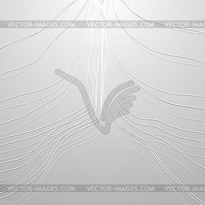 Abstract grey flat lines background - vector image