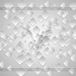 Grey tech geometrical background - vector clipart