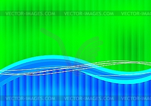 Сине-зеленый фон - векторизованное изображение