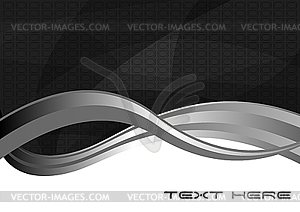 Abstract wavy background - vector image