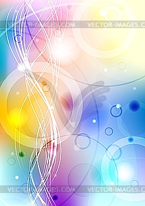 Vibrant background - vector image