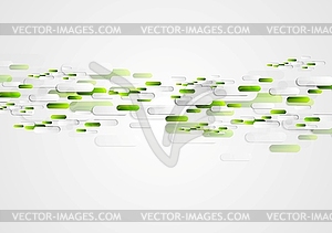 Green grey abstract tech design - vector clipart