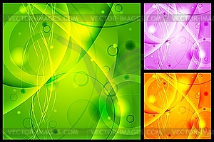 Vibrant backgrounds - vector image