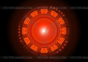 Black and red background - vector image