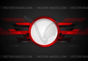 Dark red technology background - color vector clipart