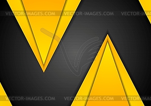 Dark abstract corporate tech modern background - vector clipart