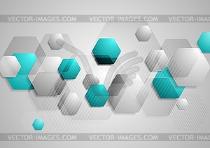 Abstract hi-tech background - vector clip art