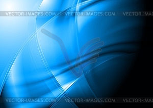 Blue abstract background - vector image
