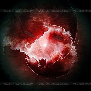 Dark red watercolor abstract background - vector clipart