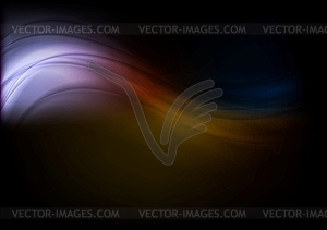 Bright smooth waves - vector image