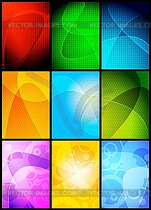 Simple abstract backgrounds - color vector clipart