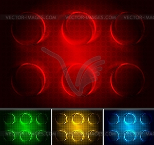 Abstract backgrounds - vector clipart / vector image