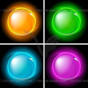 Buttons set - vector image