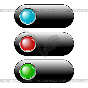 Web buttons - vector image