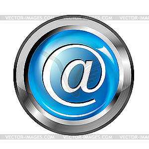 E-mail button - vector clip art