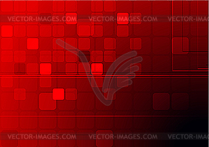 Темно-красный технический фон - векторное изображение