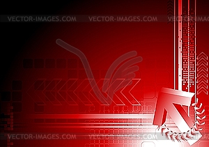 Vibrant hi-tech backdrop - vector clip art