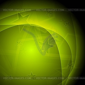 Bright star abstraction - vector image