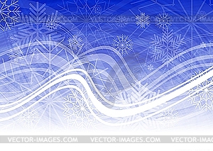 Christmas blue backdrop - vector clip art