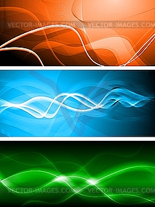 Vibrant banners - vector image