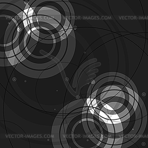 Dark simple background - vector image