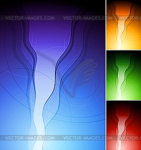 Colourful stylish backgrounds - vector image