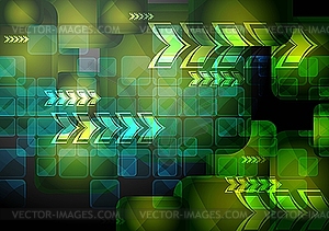 Vibrant technical backdrop - vector image