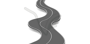 Road background - white & black vector clipart