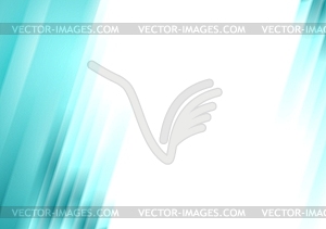 Turquoise blurred stripes bright corporate - vector clipart