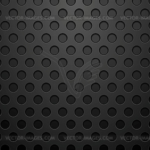 Dark concept circles technology background - vector image