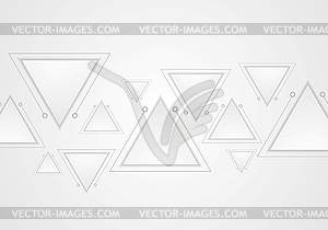 Grey abstract technology background - vector clip art