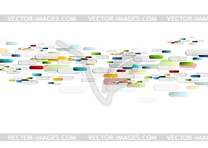 Colorful tech background - vector clip art