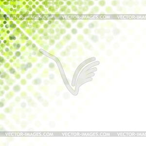 Bright green abstract shiny background - vector image