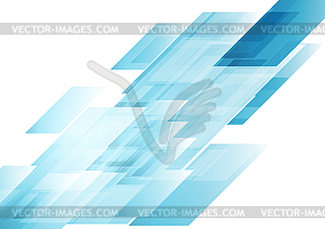 Hi-tech blue shapes abstract background - vector clipart