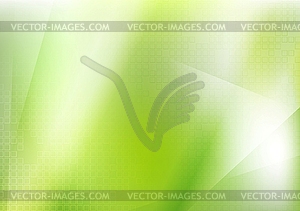 Abstract bright green futuristic background - vector image