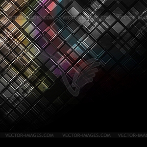 Abstract dark design - vector image