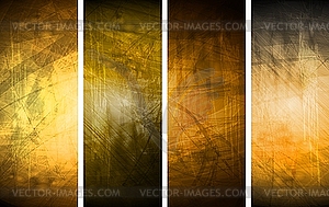 Textural backgrounds set - vector clipart / vector image