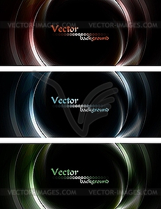 Abstract banners collection - vector clipart