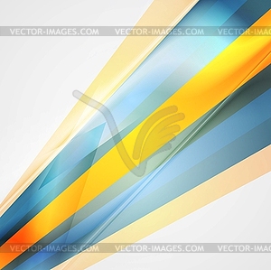 Colorful abstract tech striped background - vector clipart