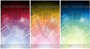 Colourful banners - vector image