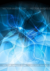 Blue abstract backdrop - vector image