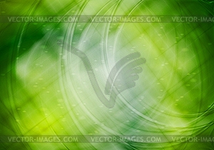 Vibrant green abstraction - vector clipart