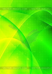 Green abstraction - vector image