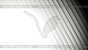 Abstract smooth grey striped background - vector clip art