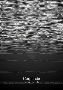 Abstract white curved lines - vector image